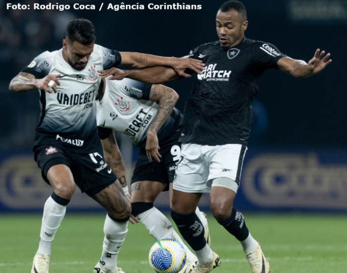 Corinthians é derrotado pelo Botafogo no Campeonato Brasileiro