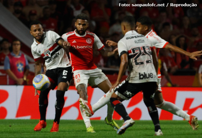 São Paulo empata sem gols com o Internacional pelo Campeonato Brasileiro