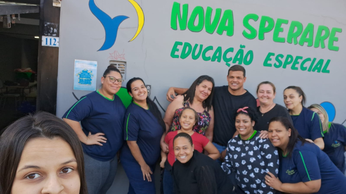 Alan da Enfermagem participa de Festa Junina da escola Nova Sperare Educação Especial