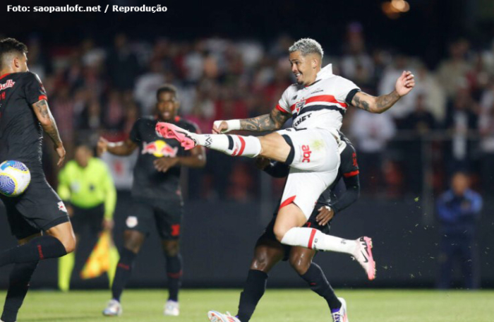 São Paulo vence Red Bull Bragantino pelo Campeonato Brasileiro