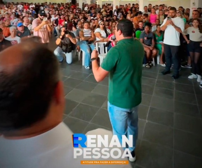 Renan Pessoa reúne mais de 800 pessoas no lançamento de sua pré-candidatura