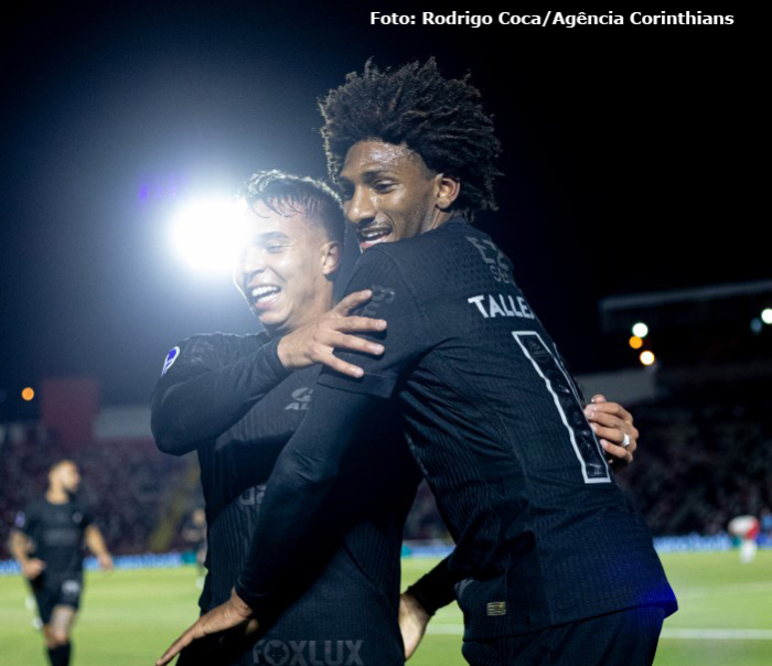 Corinthians vence Red Bull Bragantino na partida de ida das oitavas da Copa Sul-Americana