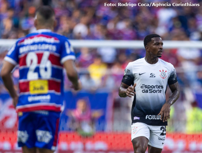 Corinthians perde para o Fortaleza e segue na zona de rebaixamento do Campeonato Brasileiro