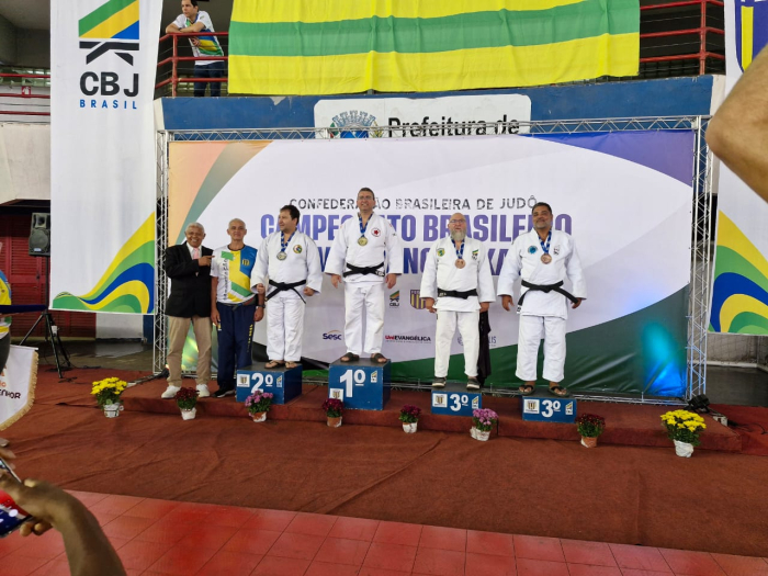 Jurandir Matos conquista medalha de ouro no Campeonato Brasileiro de Veteranos de Judô