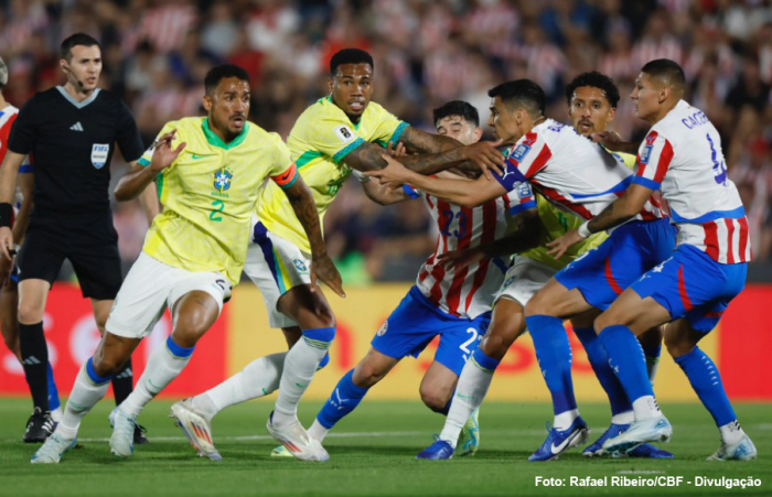 Brasil perde para o Paraguai nas Eliminatórias da Copa do Mundo de 2026