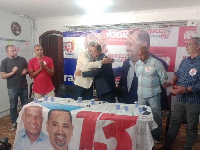 Marcelo Oliveira recebe apoio de Lourencini e Cal Bandeira para o segundo turno em Mauá