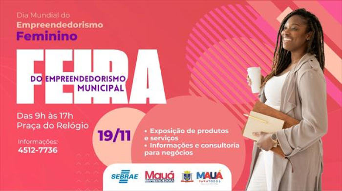 Feira do Empreendedorismo Municipal acontece nesta terça-feira (19) em Mauá