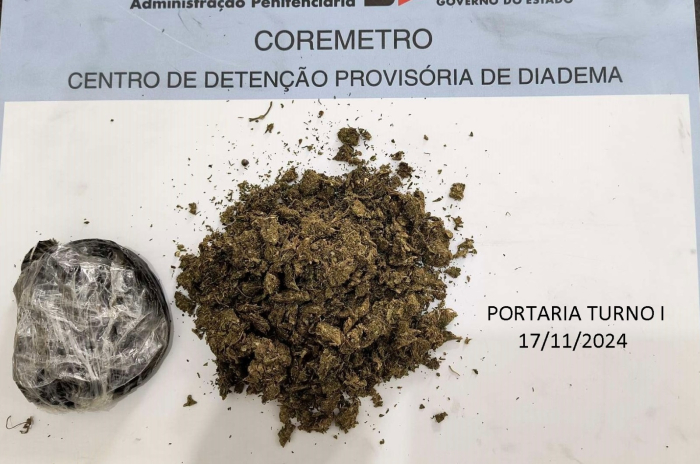 Mulher é surpreendida ao tenta levar droga para dentro do CDP de Diadema  