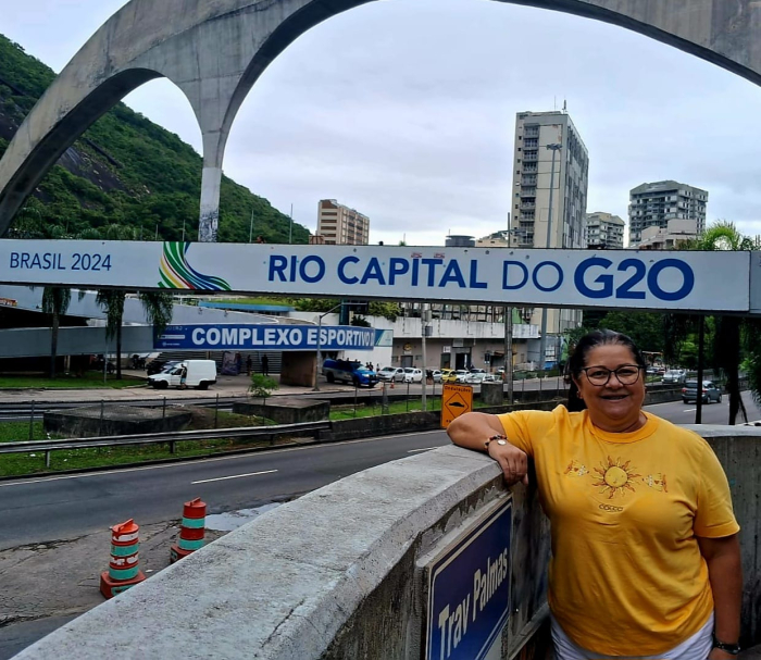 Vereadora Cida Maia participa de eventos do G20 Social e apresenta moção de aplausos ao evento e também ao CRIA G20