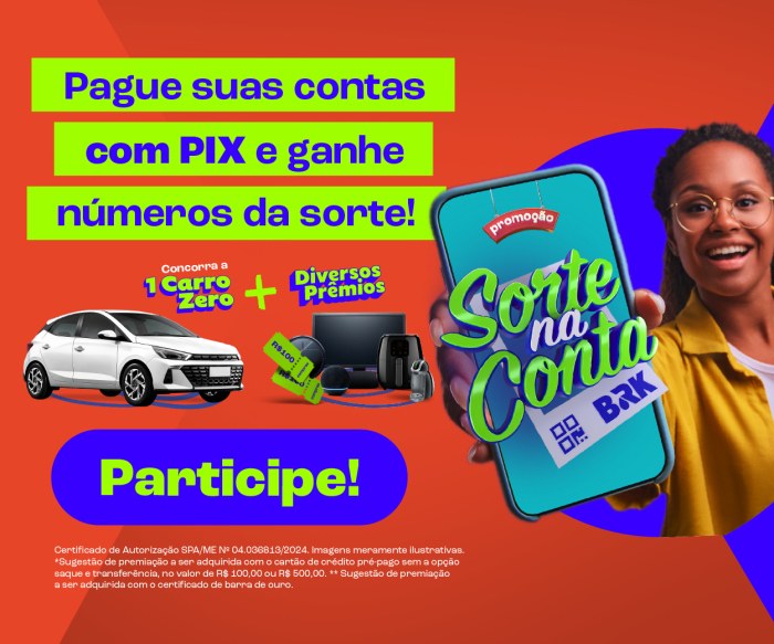 Realizado o primeiro sorteio da promoção “Sorte na Conta BRK”; confira os ganhadores  