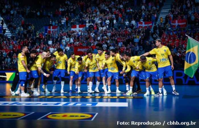 Brasil perde para a Dinamarca e fecha mundial de handebol em sétimo lugar