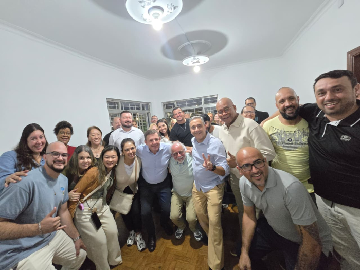 Volpi e Morando reforçam pauta da regionalidade em encontro com profissionais da saúde em Ribeirão Pires Volpi e Morando reforçam pauta da regionalidade em encontro com profissionais da saúde em Ribeirão Pires