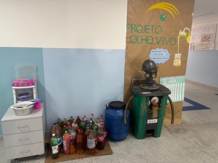 Programa “Olho Vivo” coleta 220 litros de óleo de cozinha usado em Mauá no mês de março