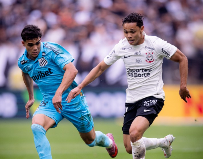 Corinthians perde clássico para o Santos na Neo Química Arena pelo Campeonato Brasileiro