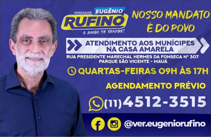 Vereador Eugênio Rufino