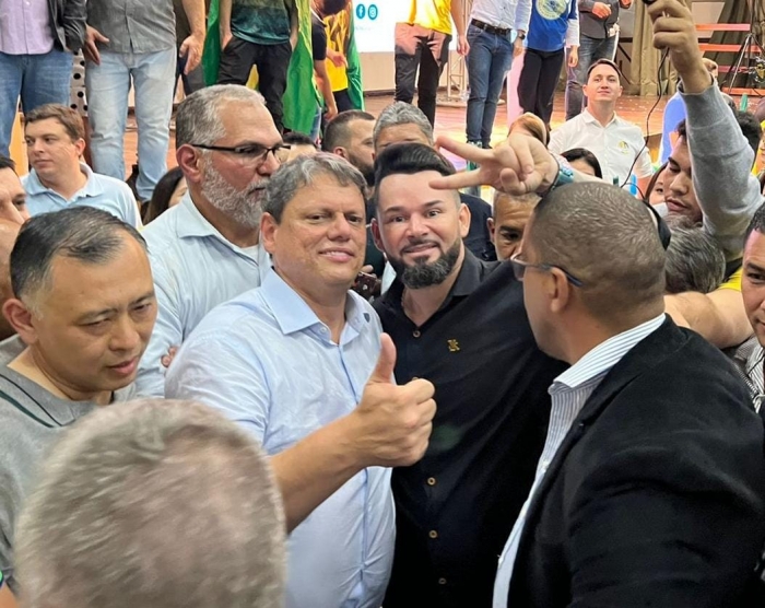 Zé Carlos Nova Era representa Mauá em grande evento com Tarcísio de Freitas