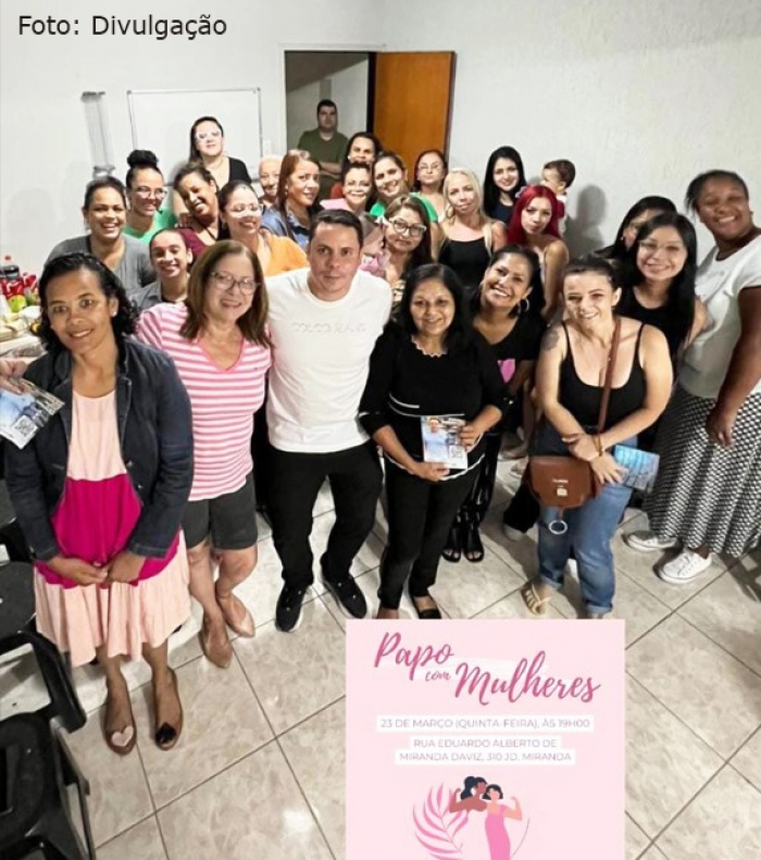 Vereador Renan Pessoa organiza e participa do projeto “Papo com mulheres”